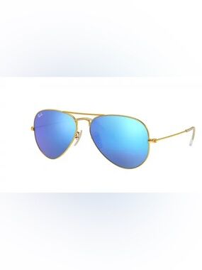 Ray-Ban Aviator RB3025 55mm Sunglasses with silver frame